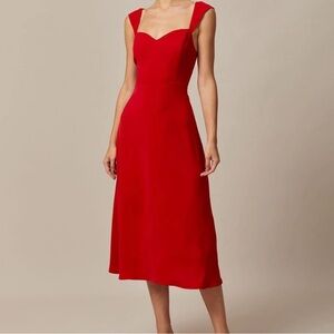 NWT Rihoad Red Sleeveless Dress